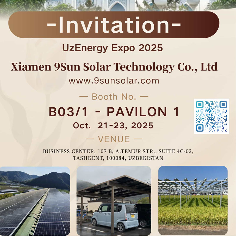 Comunicato stampa: 9Sun Solar vi invita all'UzEnergy Expo 2025 in Uzbekistan