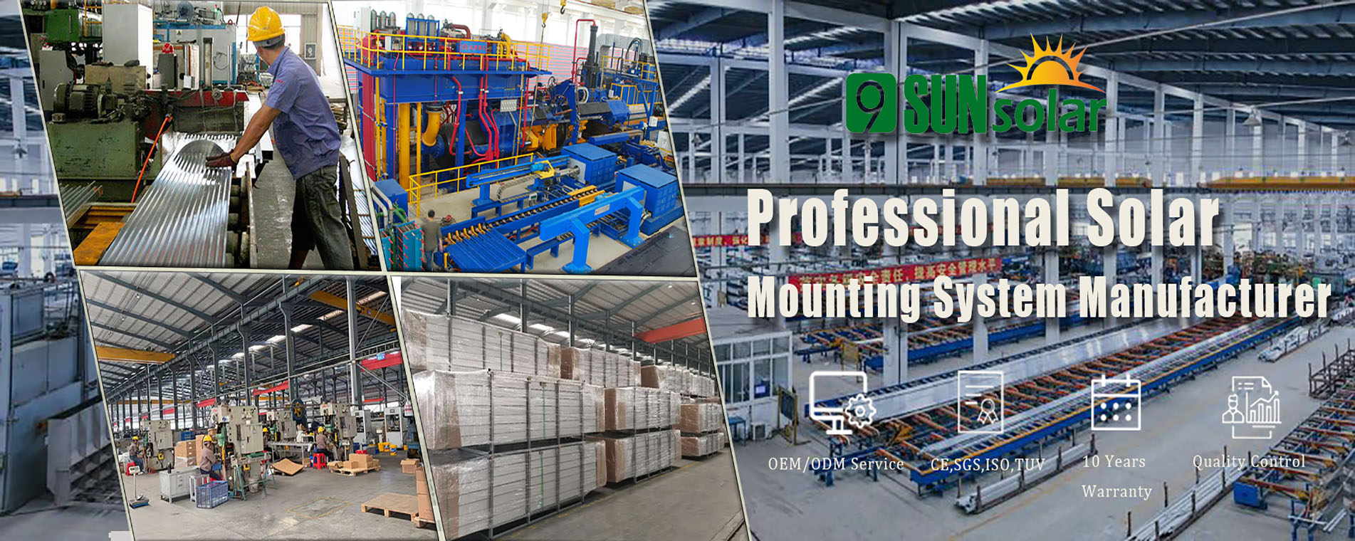 Fabbrica di staffe solari