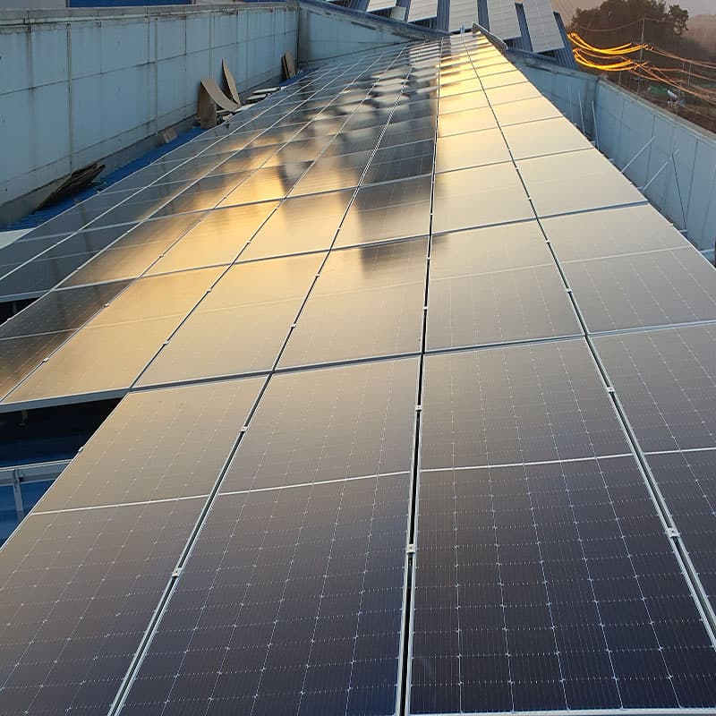 Caso di installazione di un tetto solare in Corea